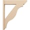 Ekena Millwork 8-in W x 36-in D x 44-in H Funston Slat Rough Cedar Woodgrain TimberThane Outlooker, Primed Tan OUTUR080X36X44FST24RCPR - alternate 4